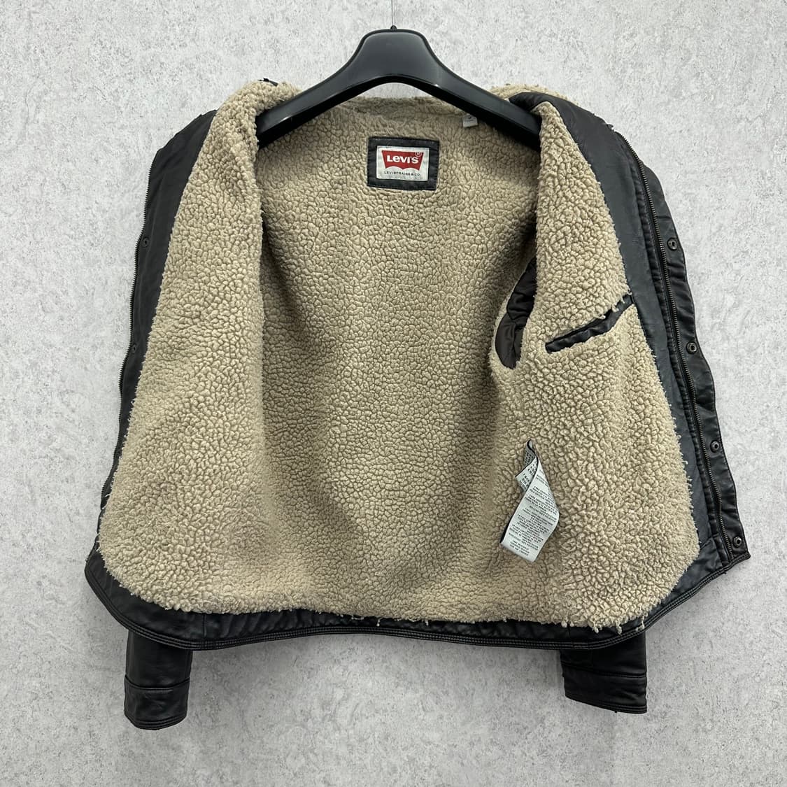 95 리바이스 남자 에코레더 쉐르파 트러커 자켓 상품이미지3