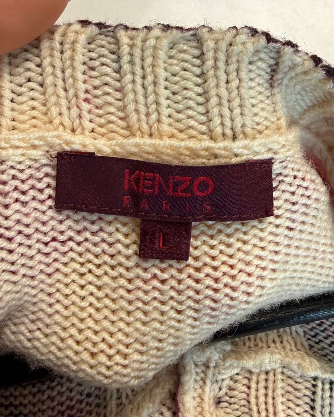 겐조 핑크 플라워 니트 가디건  상품이미지8