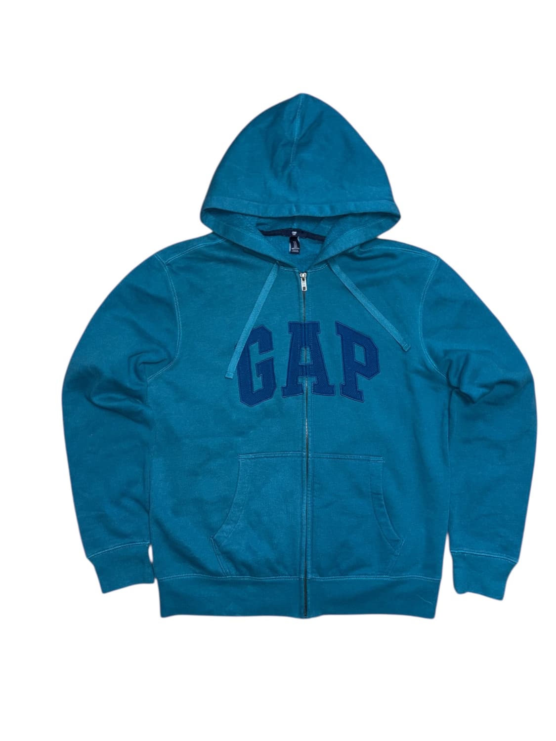 gap 에메랄드 색상 후드 집업 상품이미지2