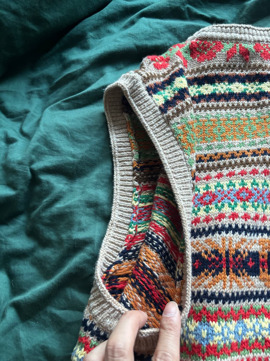 폴로 랄프로렌 - 페어 아일 울 블렌드 스웨터 베스트 상품이미지7