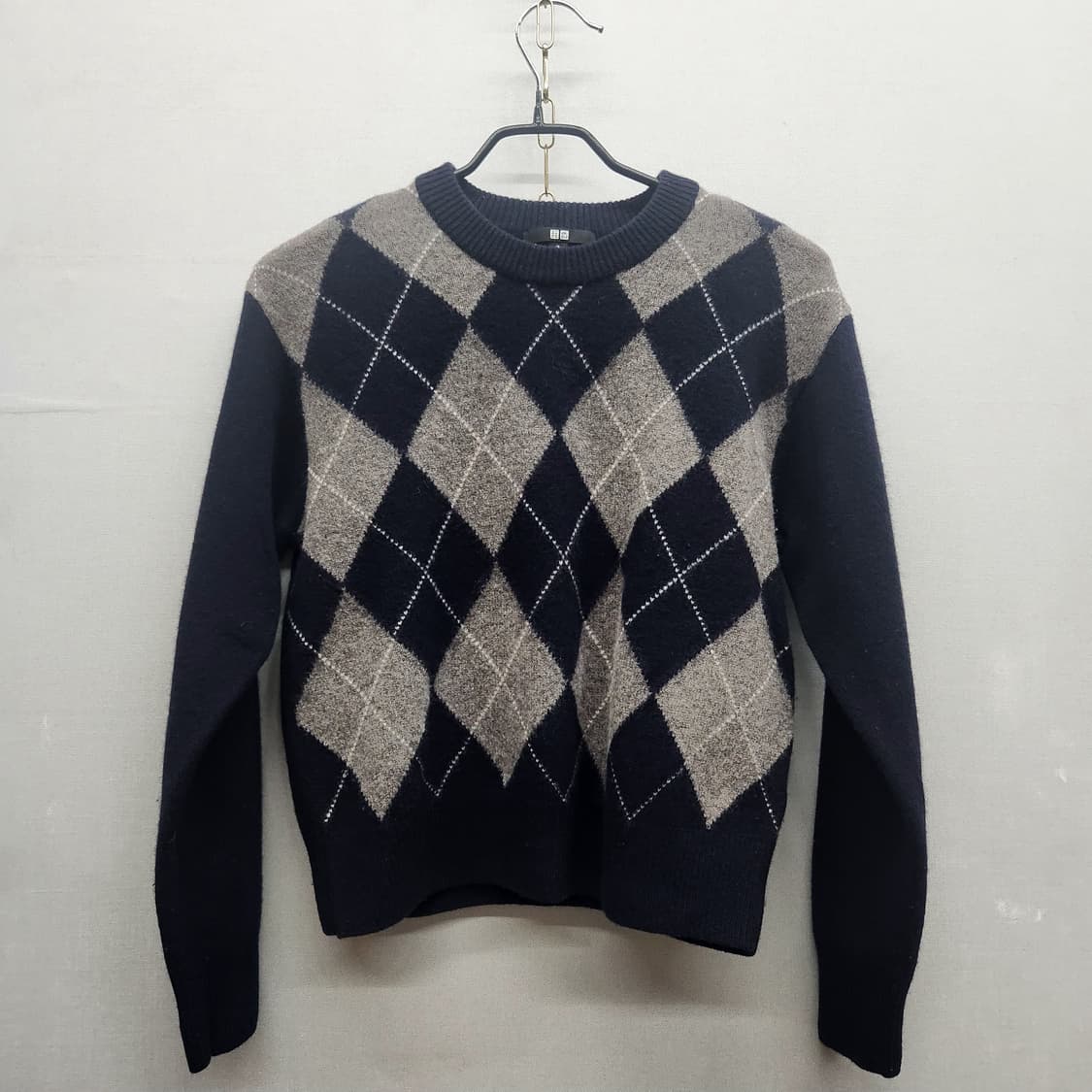 유니클로 아가일 패턴 니트 M 상품이미지1