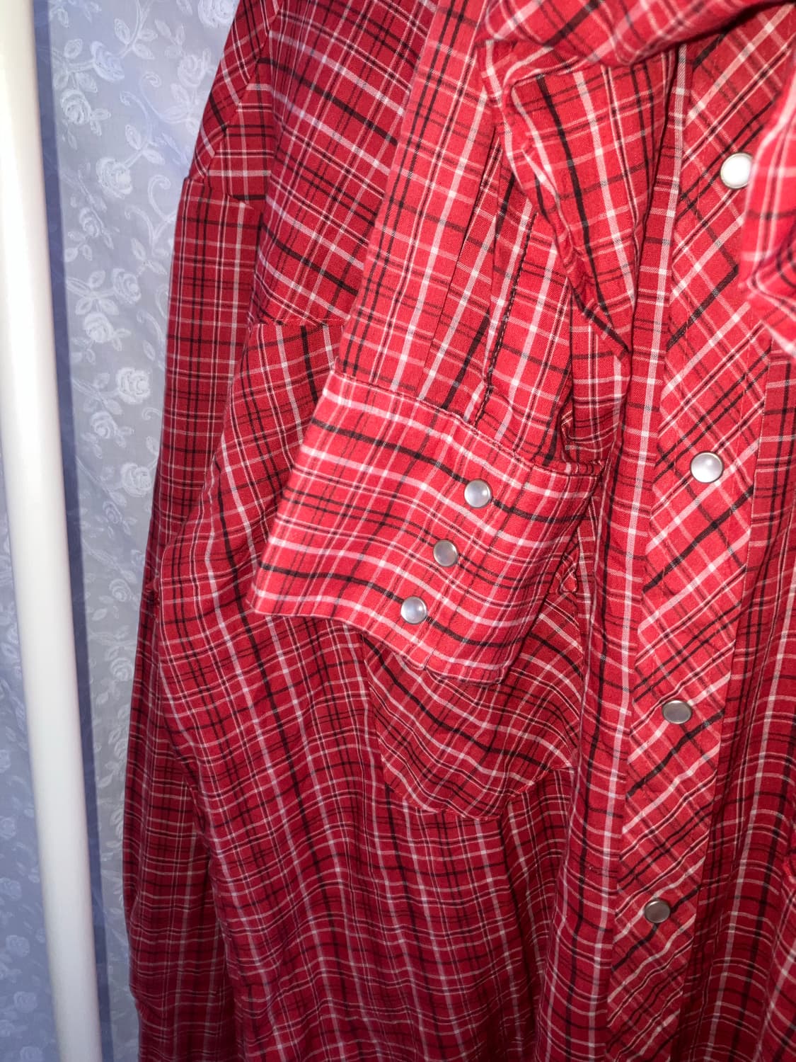 💌 Red western pocket shirt. 상품이미지2