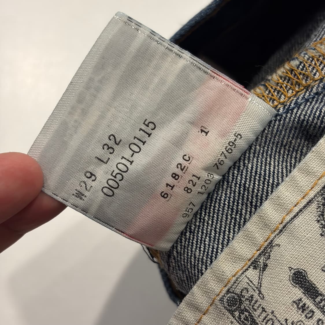 [29x32] 리바이스 501 오리지널 데님진 팬츠 청바지 D748 상품이미지10