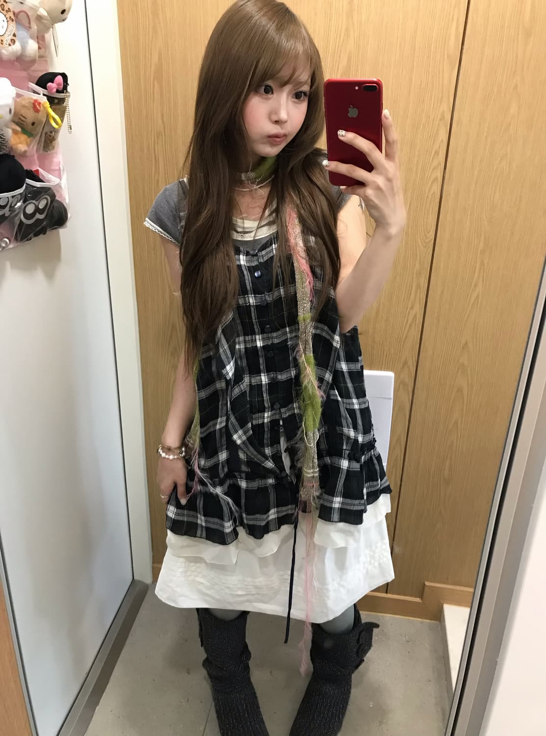 어스뮤직 청록 토끼 데일리 모리걸 니혼진 코디세트 상품이미지4