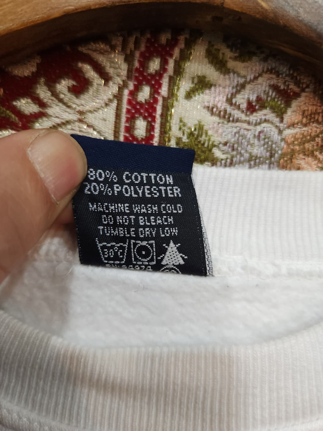 스투시 90s 빅스컬 화이트 기모 맨투맨 stussy 상품이미지5