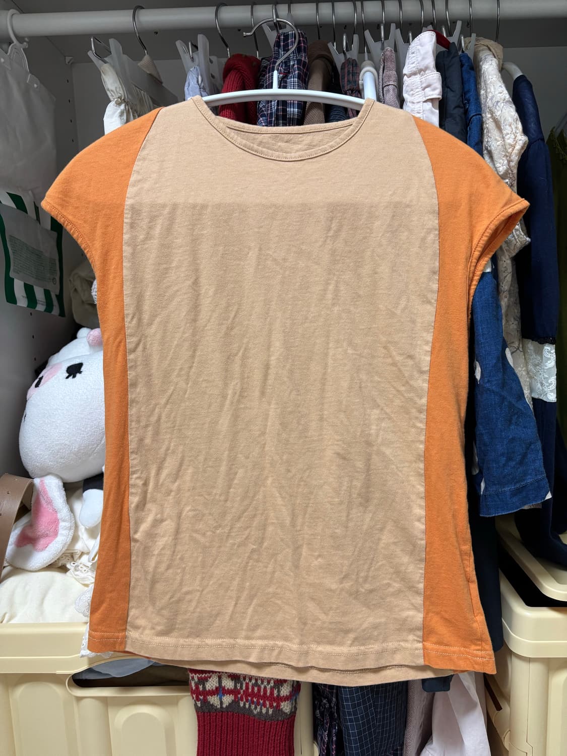 페스토 CUT T-SHIRT APRICOT 상품이미지1