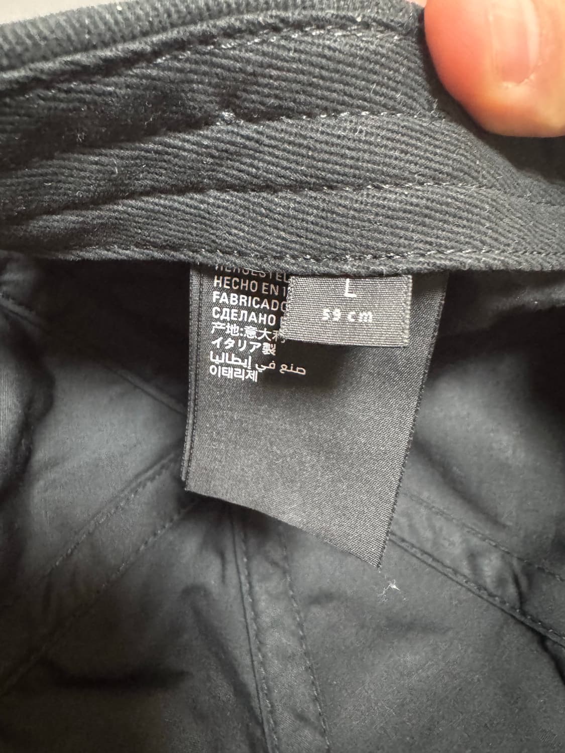 발렌시아가 로고 볼캡 블랙 L 새상품 상품이미지3