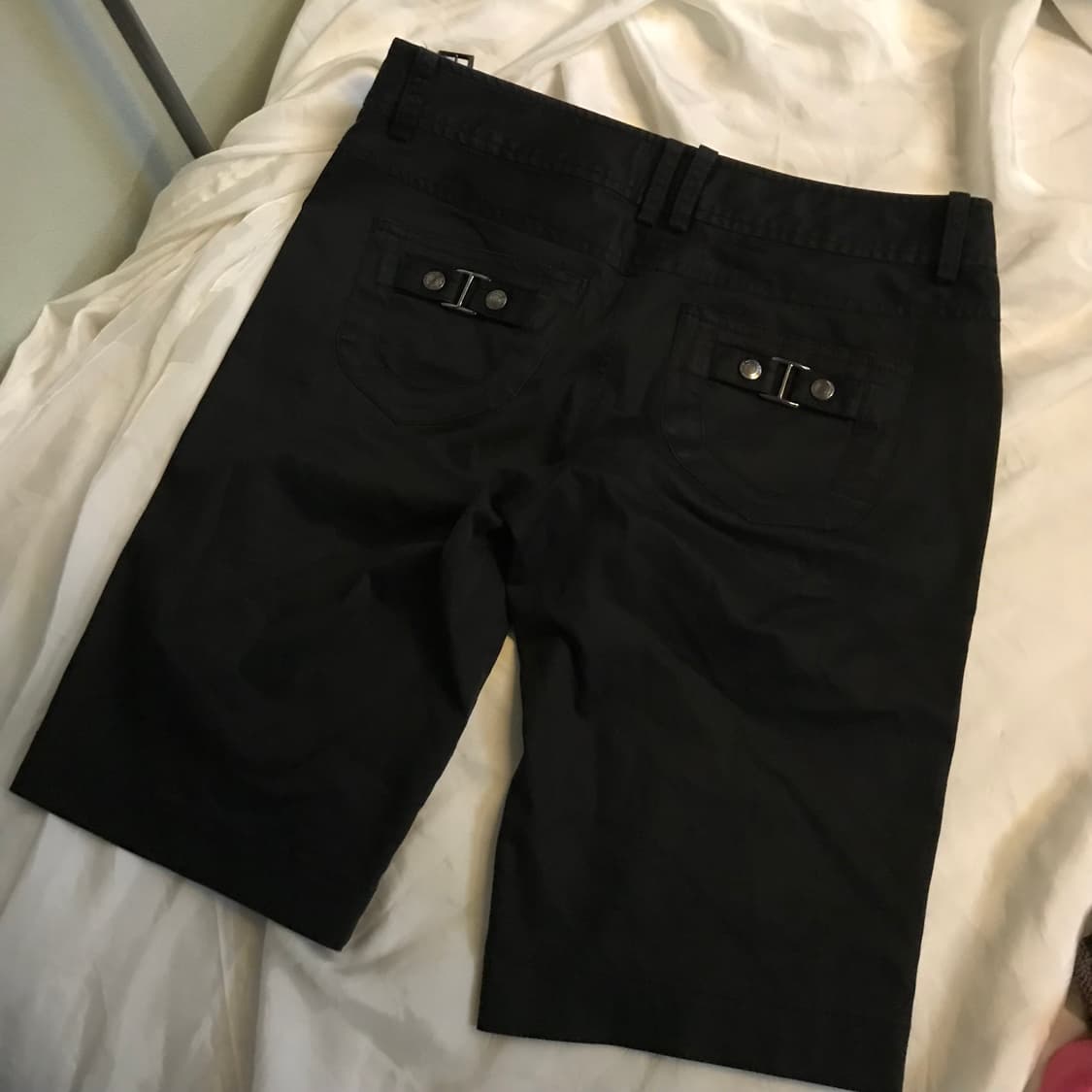 Vintage 프레피 로우 5부 카프리 팬츠 상품이미지3