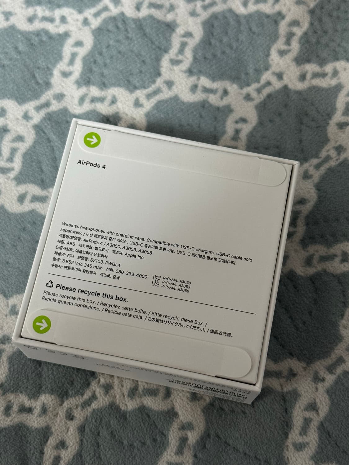 [미개봉] 에어팟 4세대(노캔x) 팝니다 상품이미지2