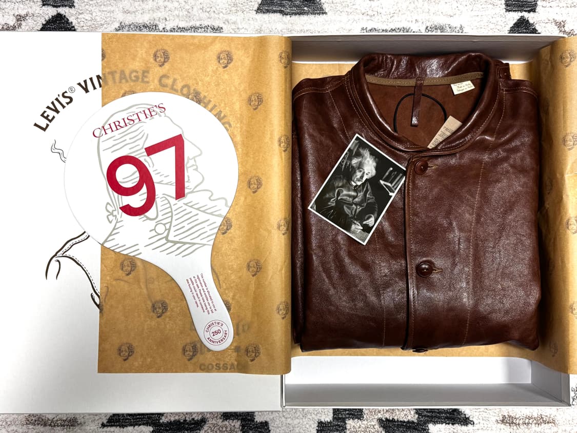 [M] LVC 아인슈타인 멘로 코삭 레더 자켓 상품이미지1