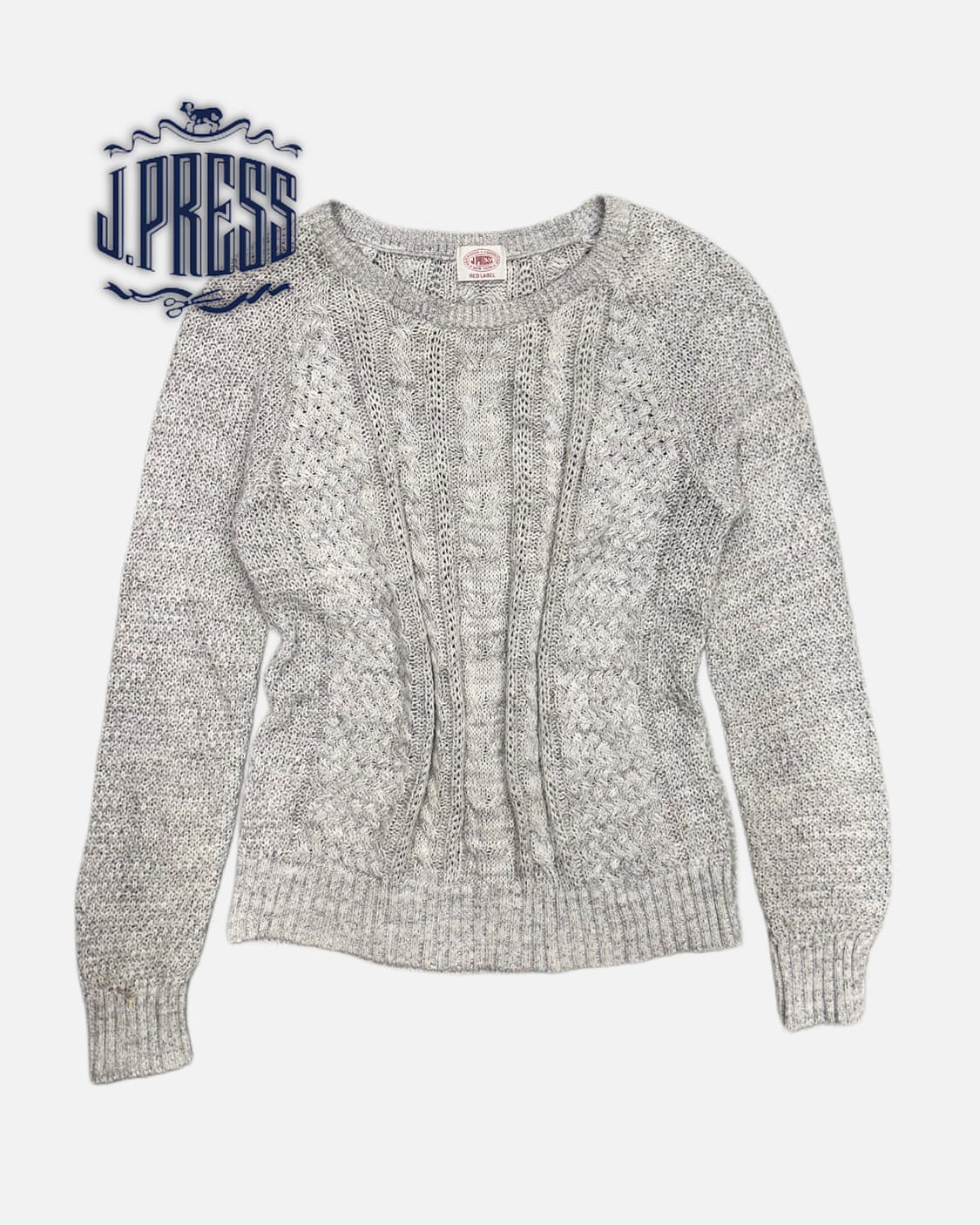 J.PRESS grey cable knit 상품이미지1