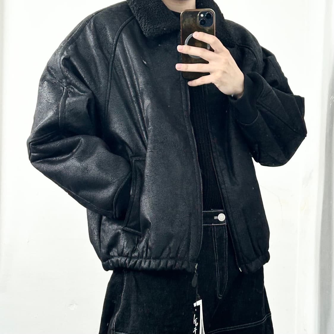 (새상품) 토니호크 시어링 무스탕 자켓 상품이미지3