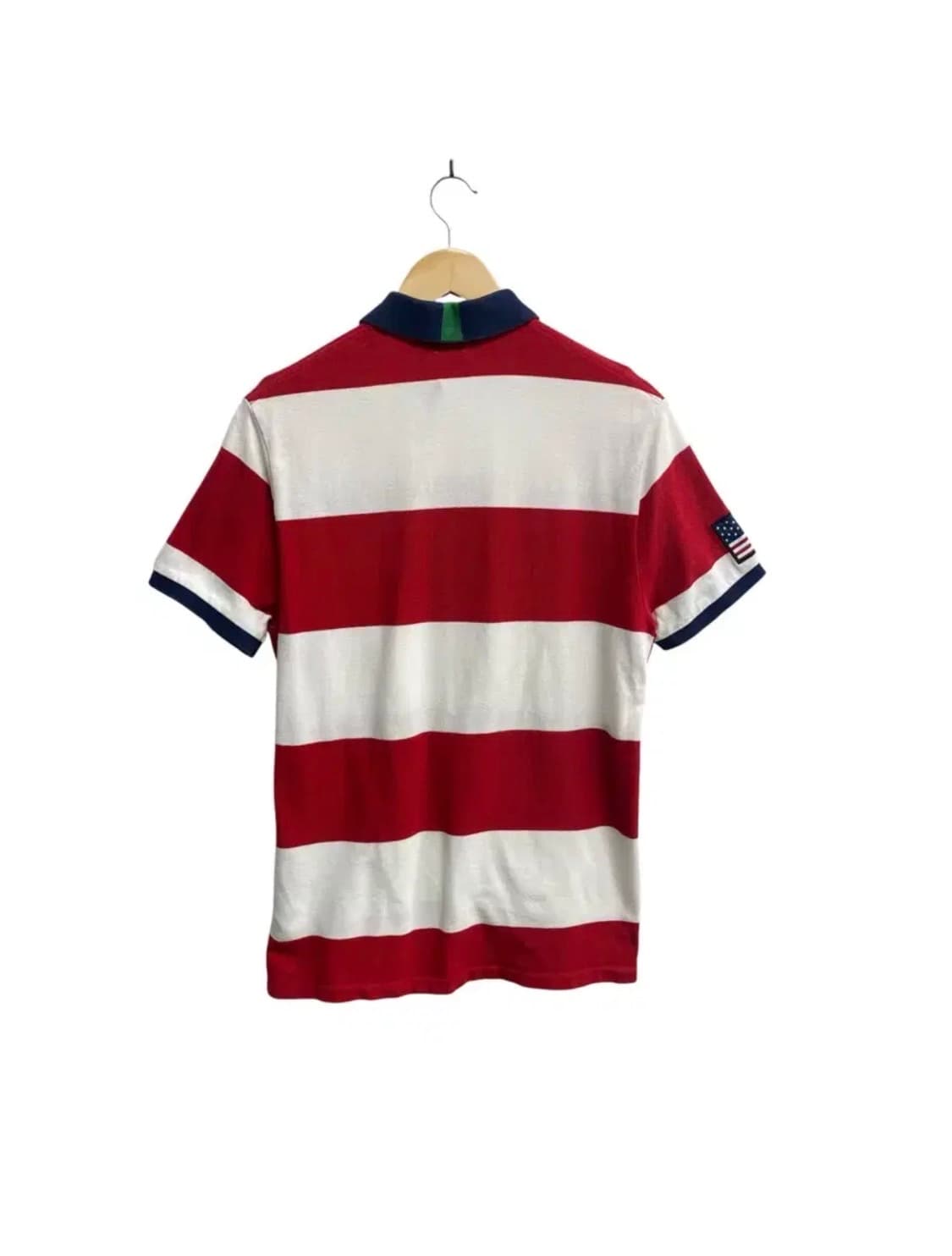 폴로 스트라이프 빅포니 PK 반팔티 M 상품이미지3