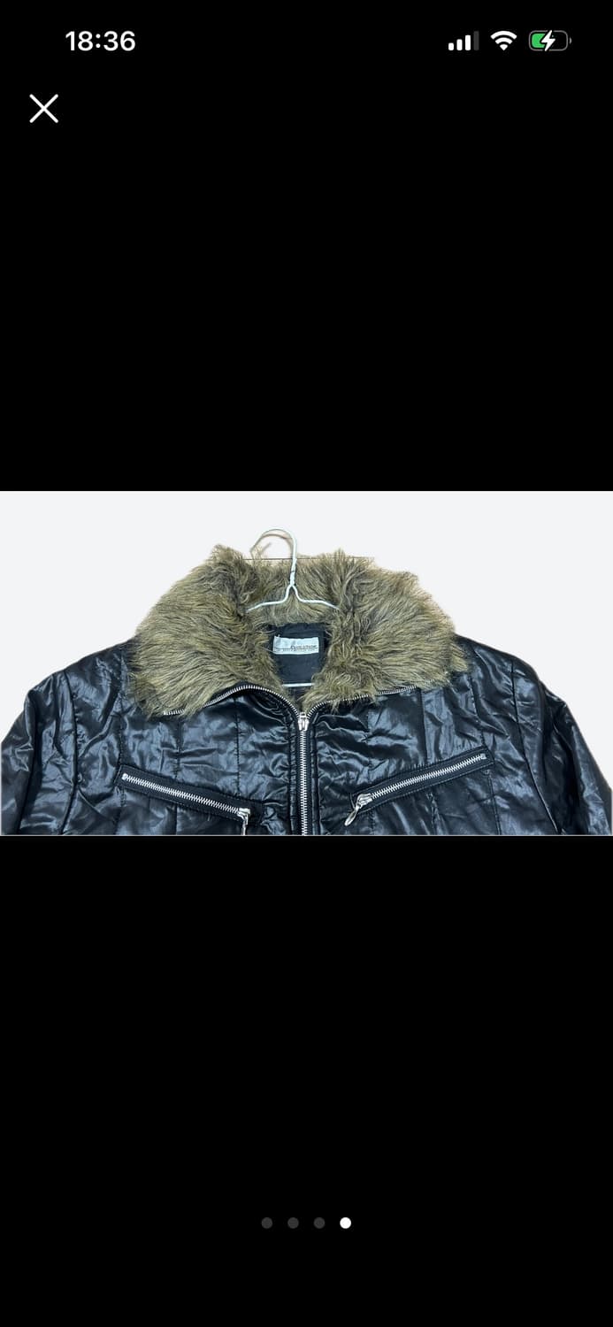 Evolution 블랙 퍼 자켓 상품이미지4