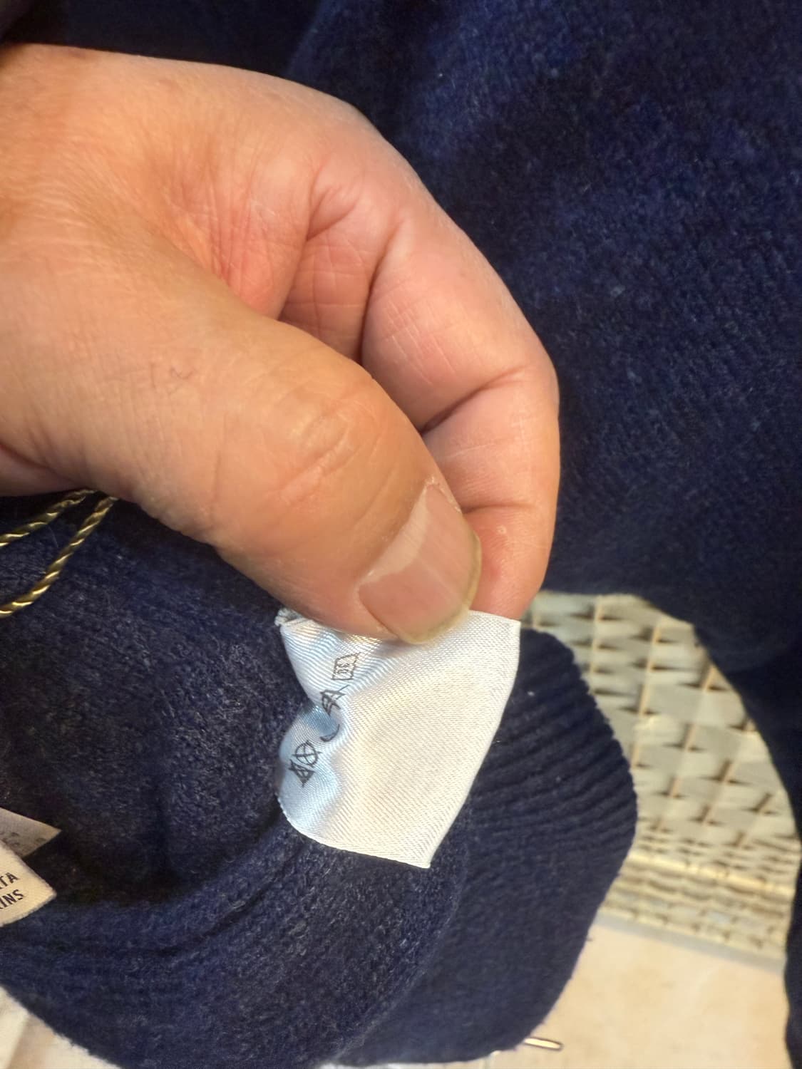 50/100-105 정품 로로피아나 리버시블 캐시미어 니트집업 팝니다 상품이미지10