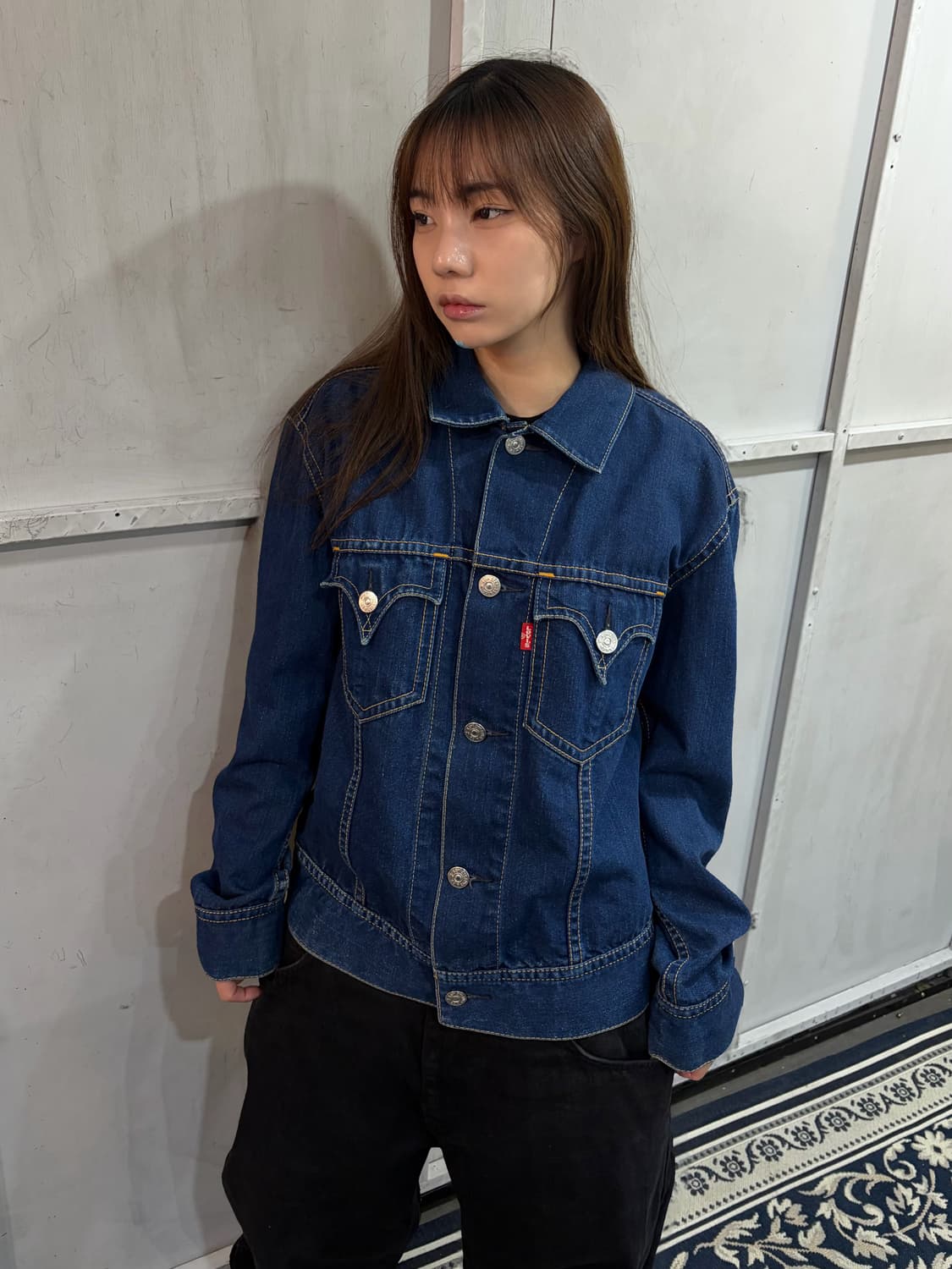 00s LEVIS type-1 denim trucker jacket 상품이미지3
