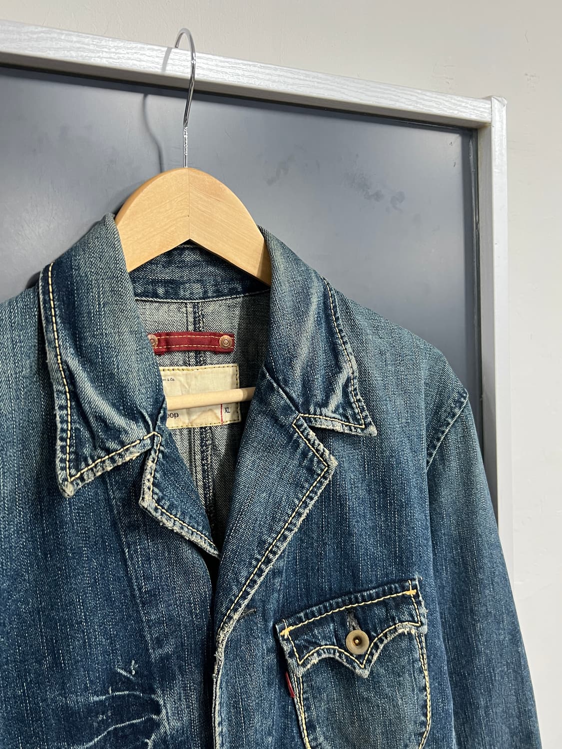 Levis 리바이스 레드룹 제팬 데드스탁 데님 자켓 상품이미지2