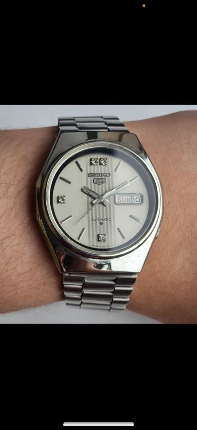 세이코5 오토매틱 시계 실버 상품이미지1
