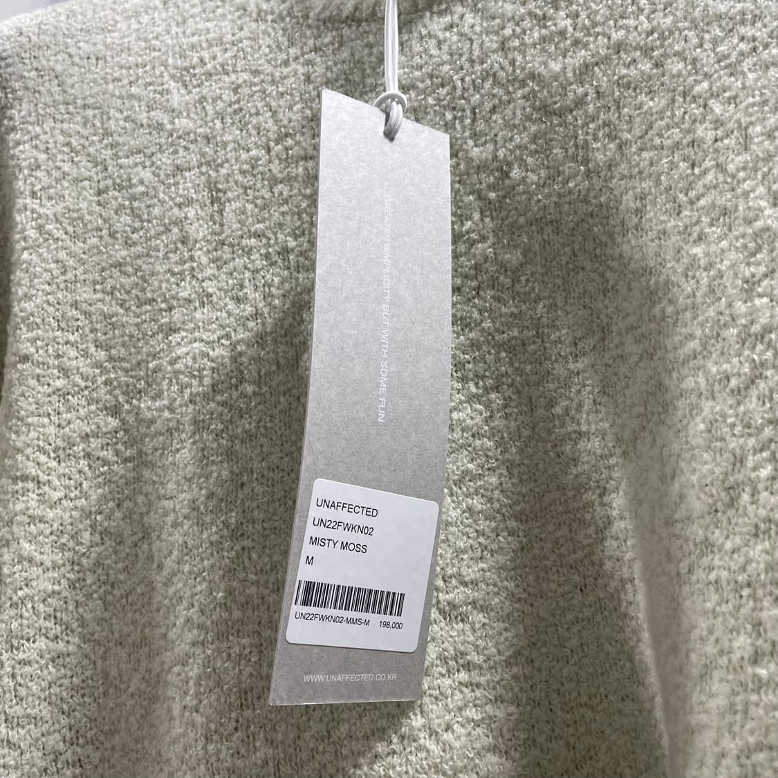 언어펙티드/ 사이드 지퍼 터틀넥 스웨터/ M 상품이미지10