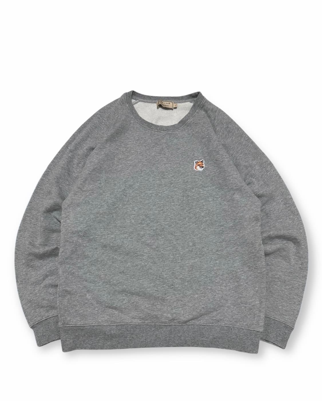 메종키츠네 폭스헤드 맨투맨 그레이 상품이미지1