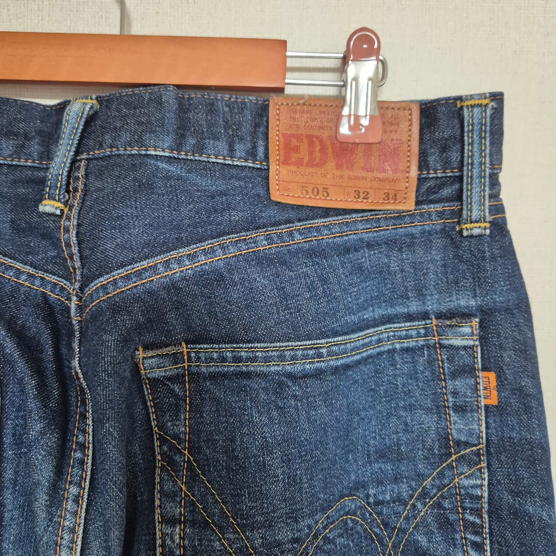 에드윈 셀비지 505 데님 상품이미지3