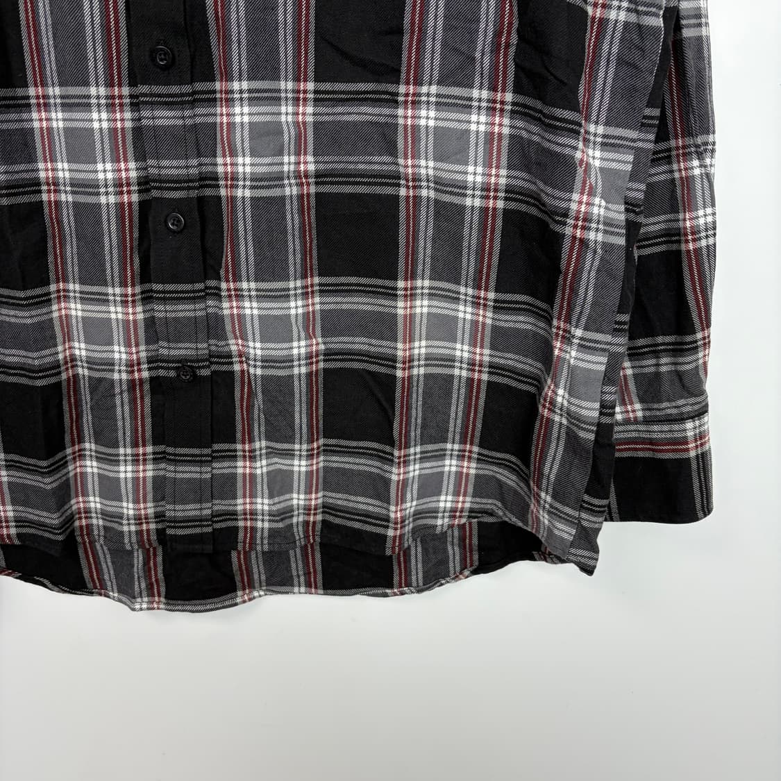 펠레펠레 레터링 체크 셔츠 상품이미지6