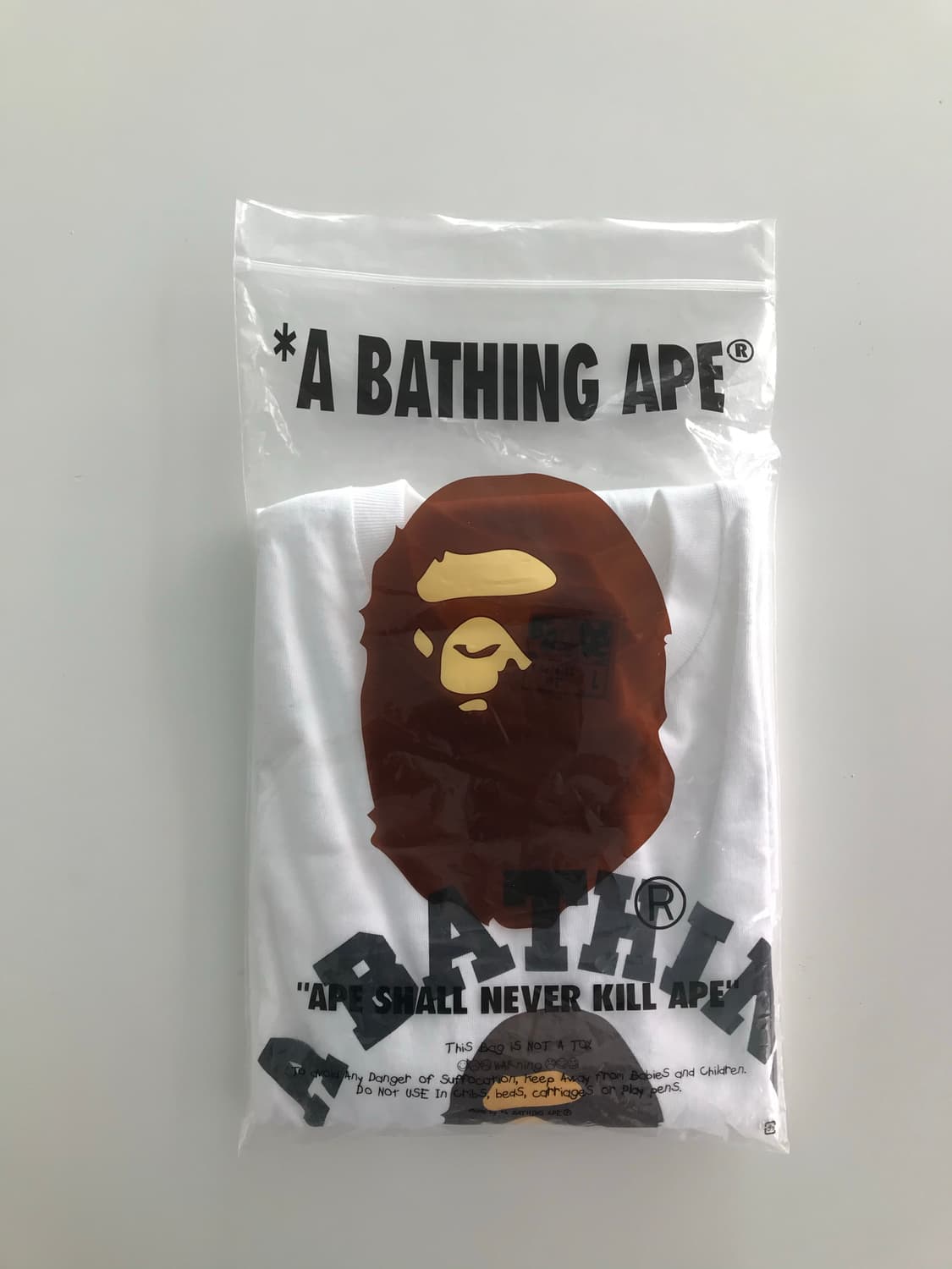 베이프 BY BATHING APE 화이트/L 상품이미지3