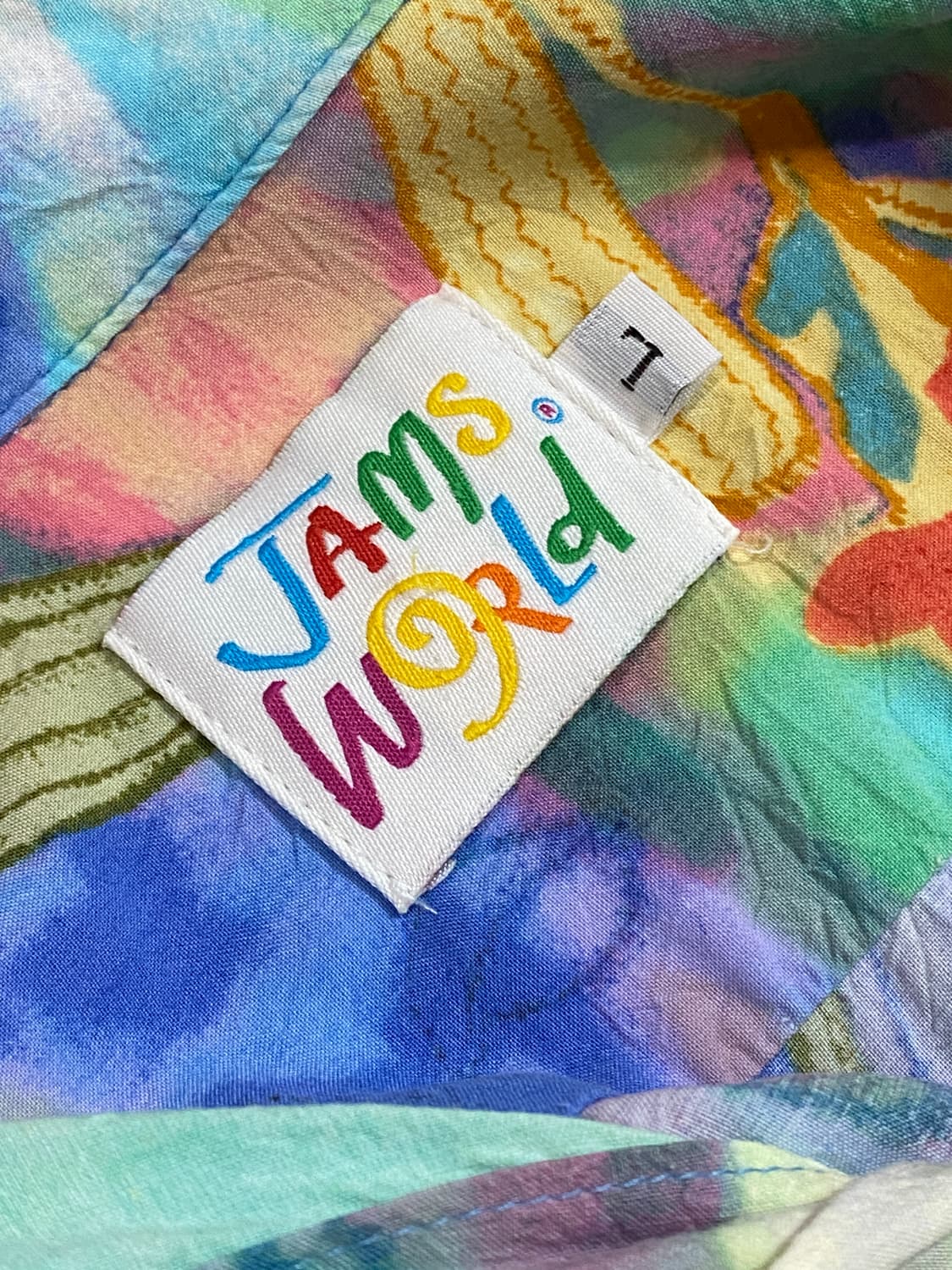 90s 잼스월드 Jams world 레이온 100 하와이안 알로하 셔츠 상품이미지3