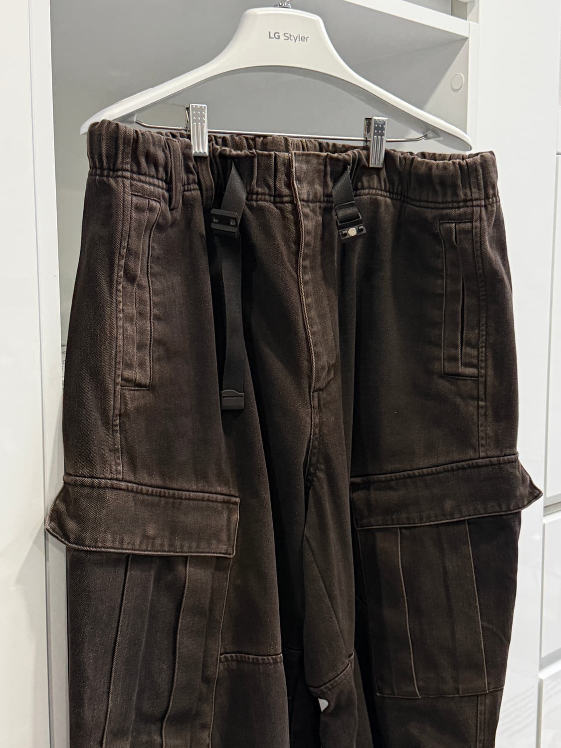 해칭룸 밀팬츠 워시드블랙 4사이즈 상품이미지1