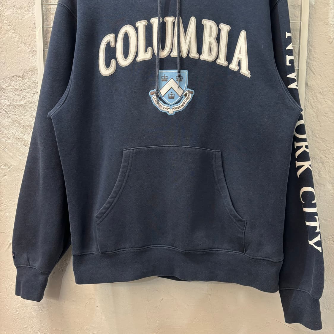 잔스포츠 빈티지 컬럼비아 대학 네이비 후드티 M 상품이미지4