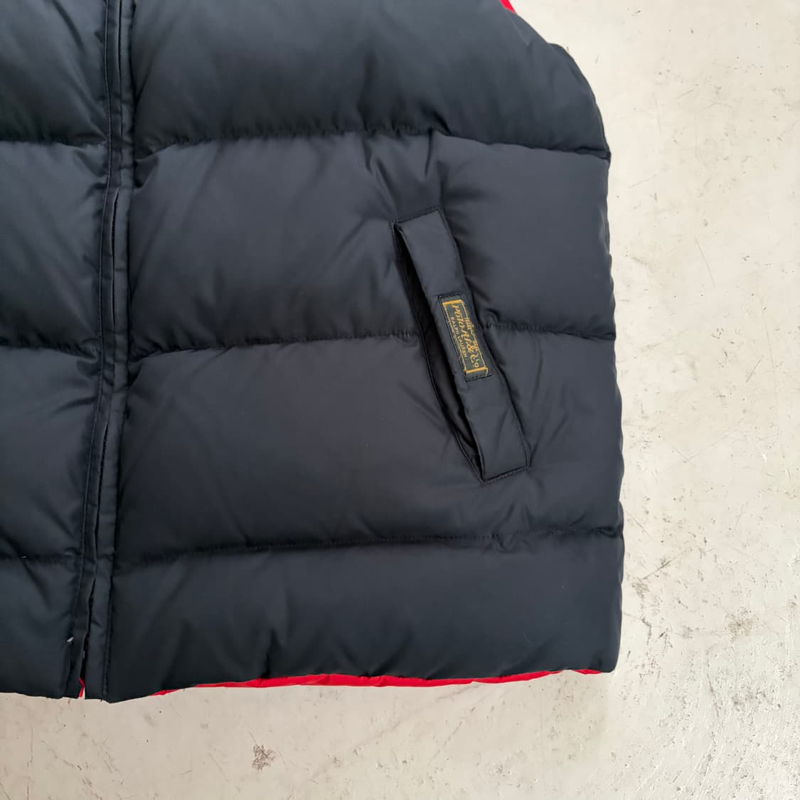 폴로 랄프로렌 빈티지 리버시블 조끼패딩 XL 상품이미지3
