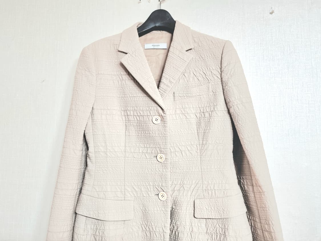 프라다 이탈리아 정품 콤비 55사이즈 상품이미지2