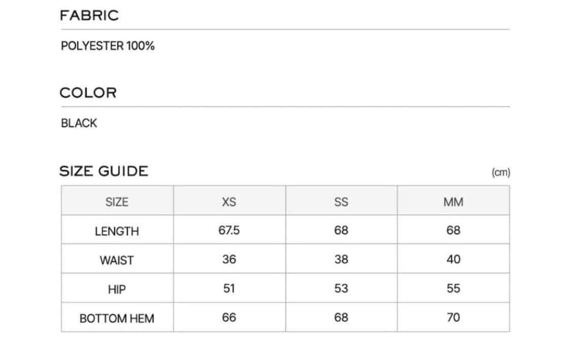 LCDC. SIDE ZIPS PLEATED MIDI SKIRT XS 상품이미지3