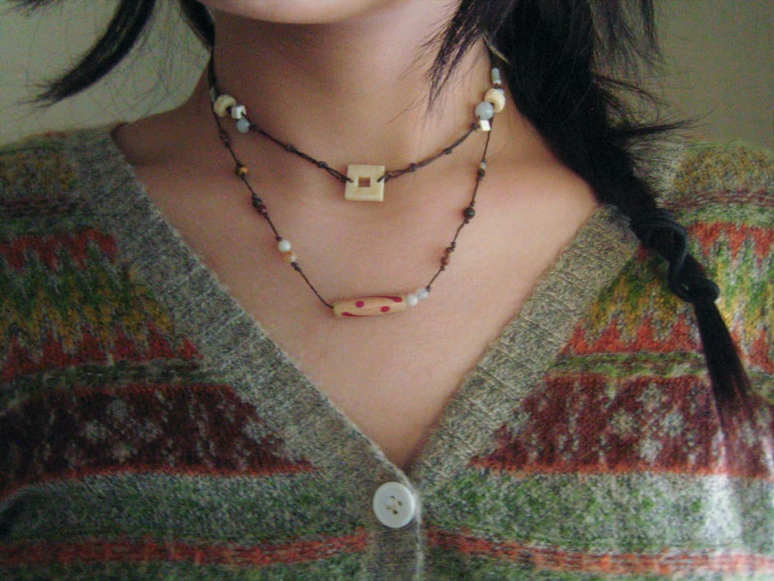 mint Cracker necklace (only one) 목걸이 상품이미지3