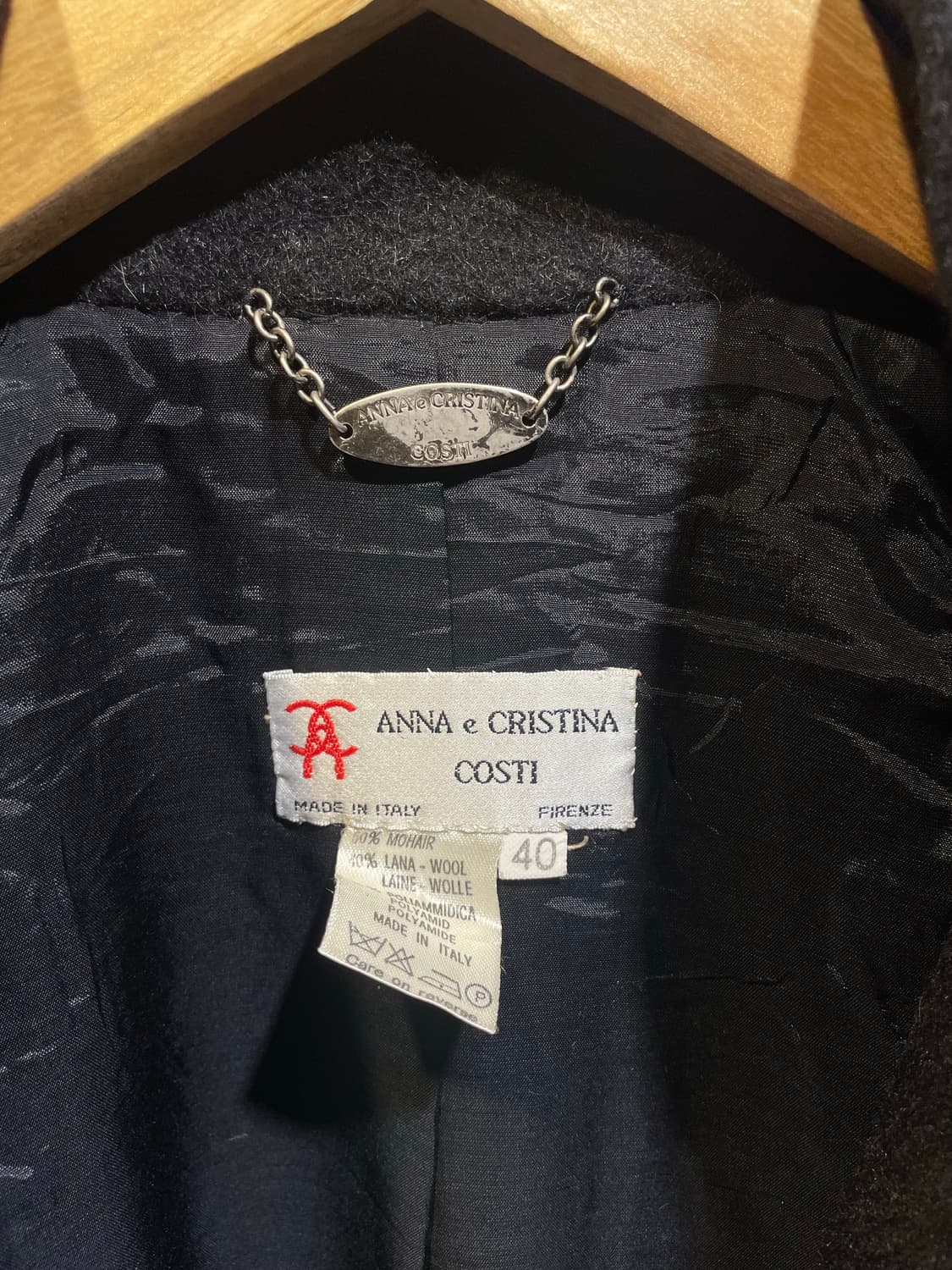 ANNA e CRISTINA COSTI drape wool jacket 상품이미지6