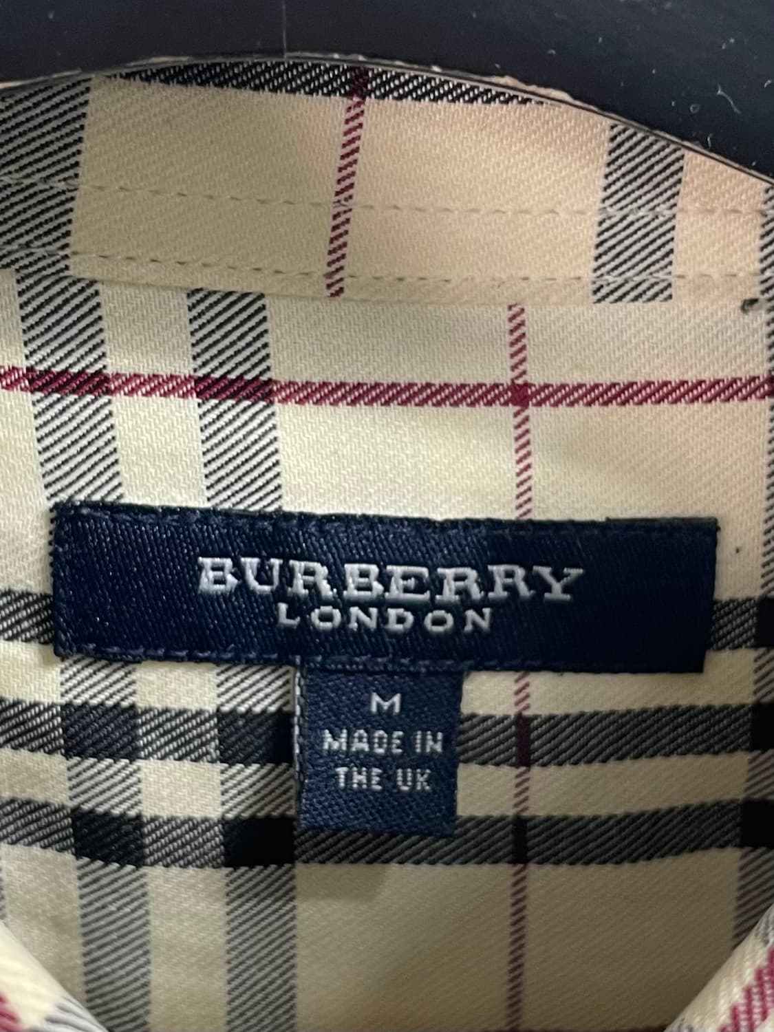 버버리 노바체크 긴팔 셔츠 (on.556)   상품이미지6