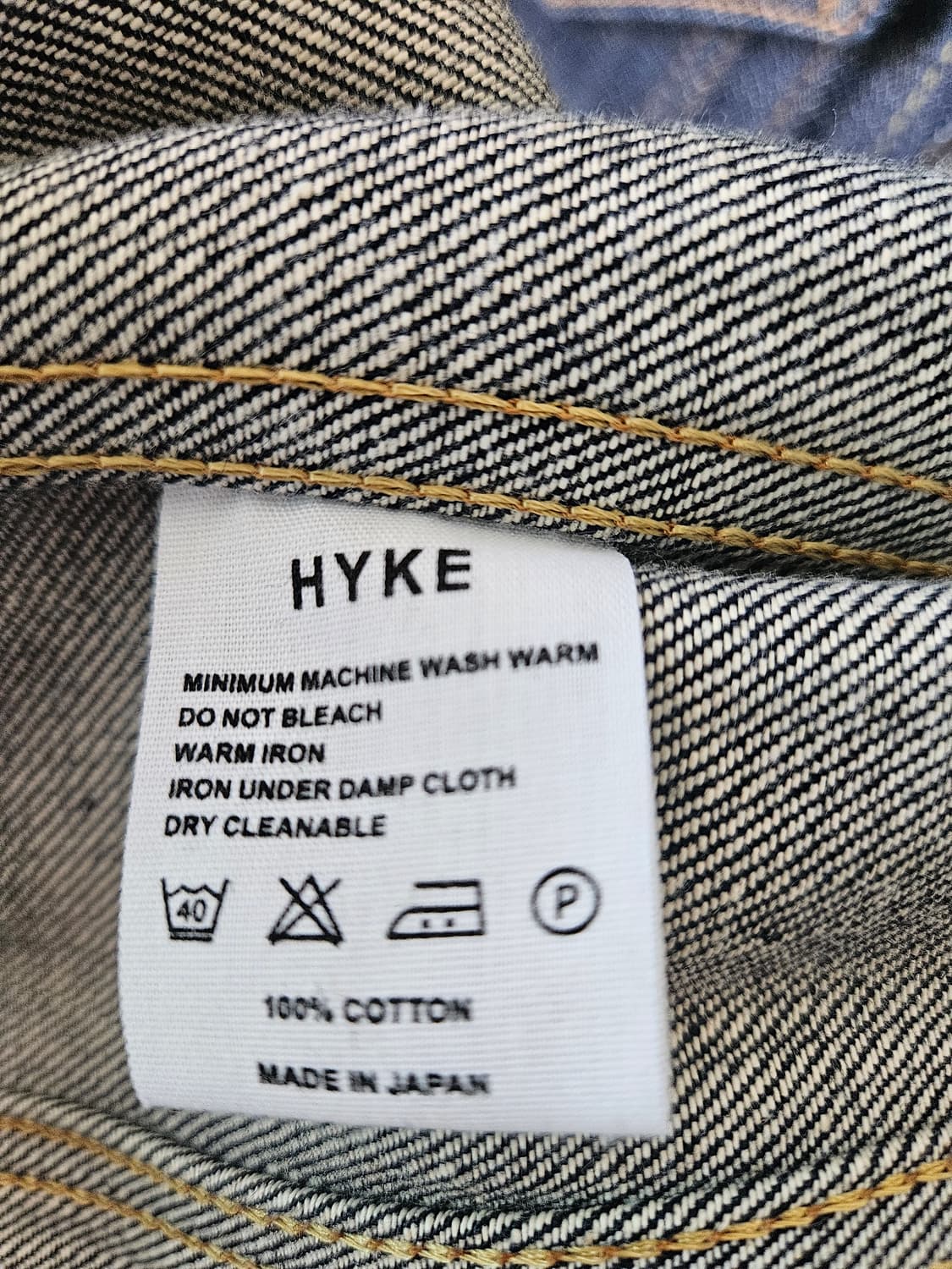 HYKE 하이크 데님 자켓 상품이미지7