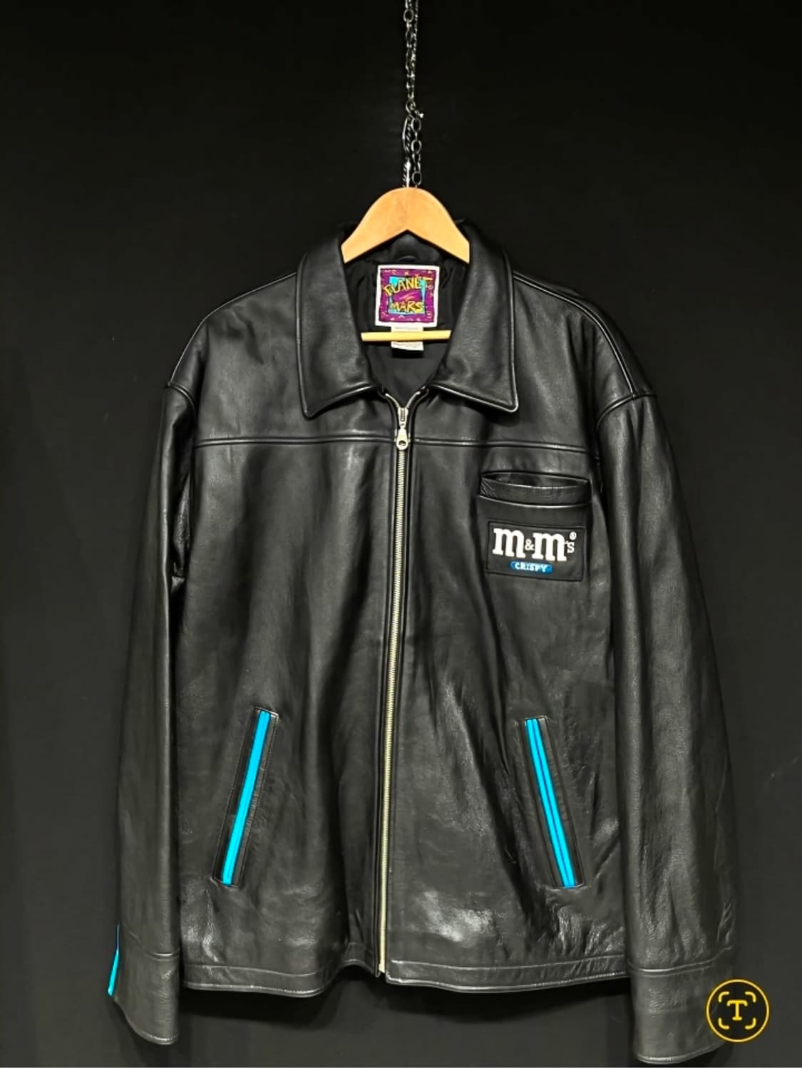 Planet Mars M&M's 올드스쿨  가죽자켓 상품이미지1