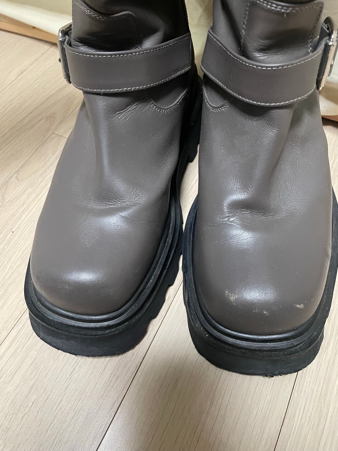 러프넥 544 밀라 엔지니어 부츠 브라운 235 상품이미지9