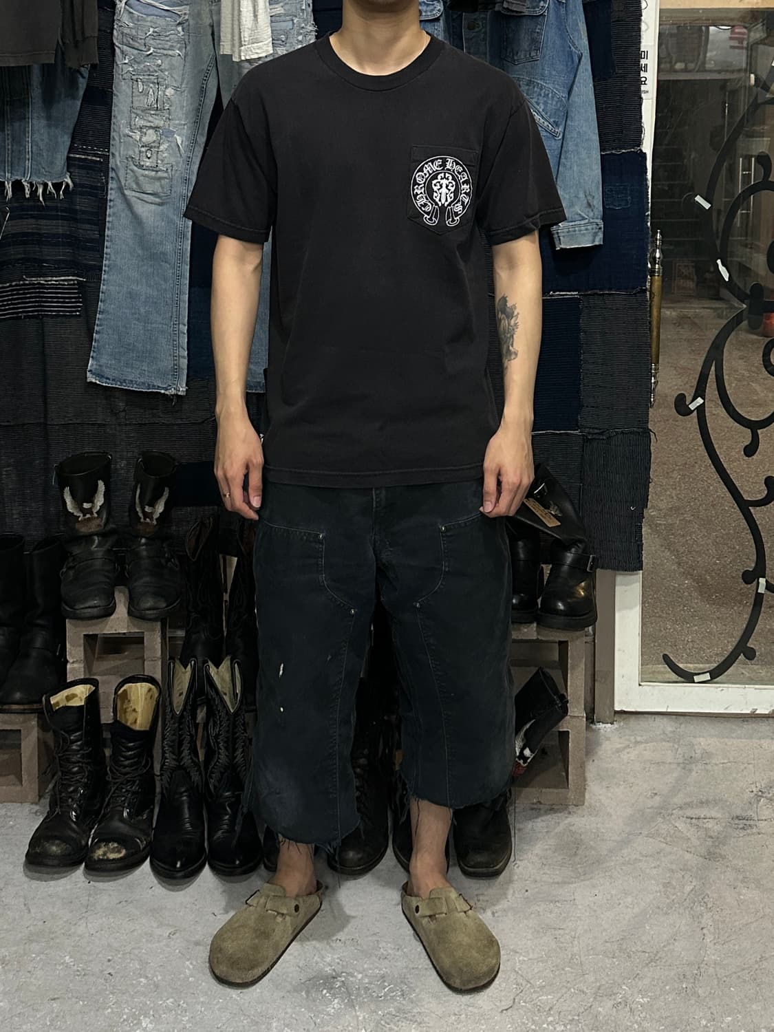 00's OG USA Made 크롬하츠 성조기 티셔츠 올드 크롬하츠 상품이미지3