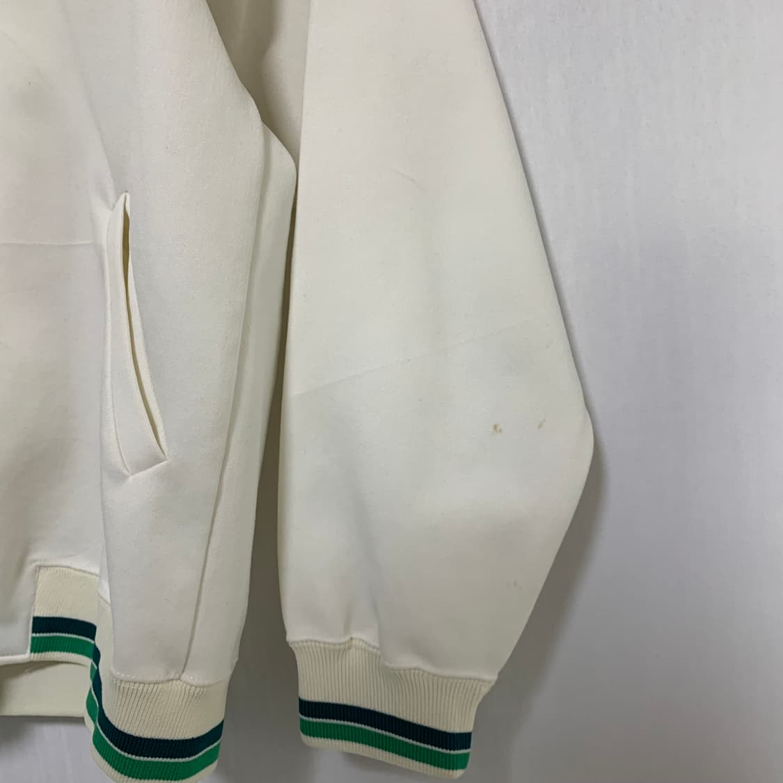 프레드페리 월계수 빈티지 아이보리 져지 집업 여성 S 상품이미지5