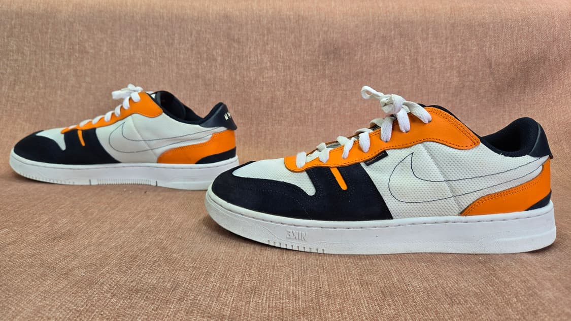 나이키 285mm-  에어포스 스쿼시타입 N.354 흰주남  상품이미지4