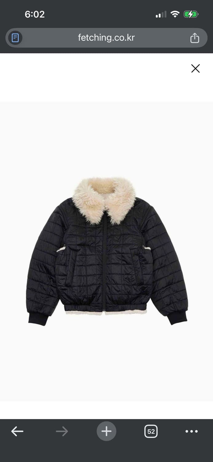 아모멘토 3인1 리버시블 퀼팅 블루종 상품이미지1