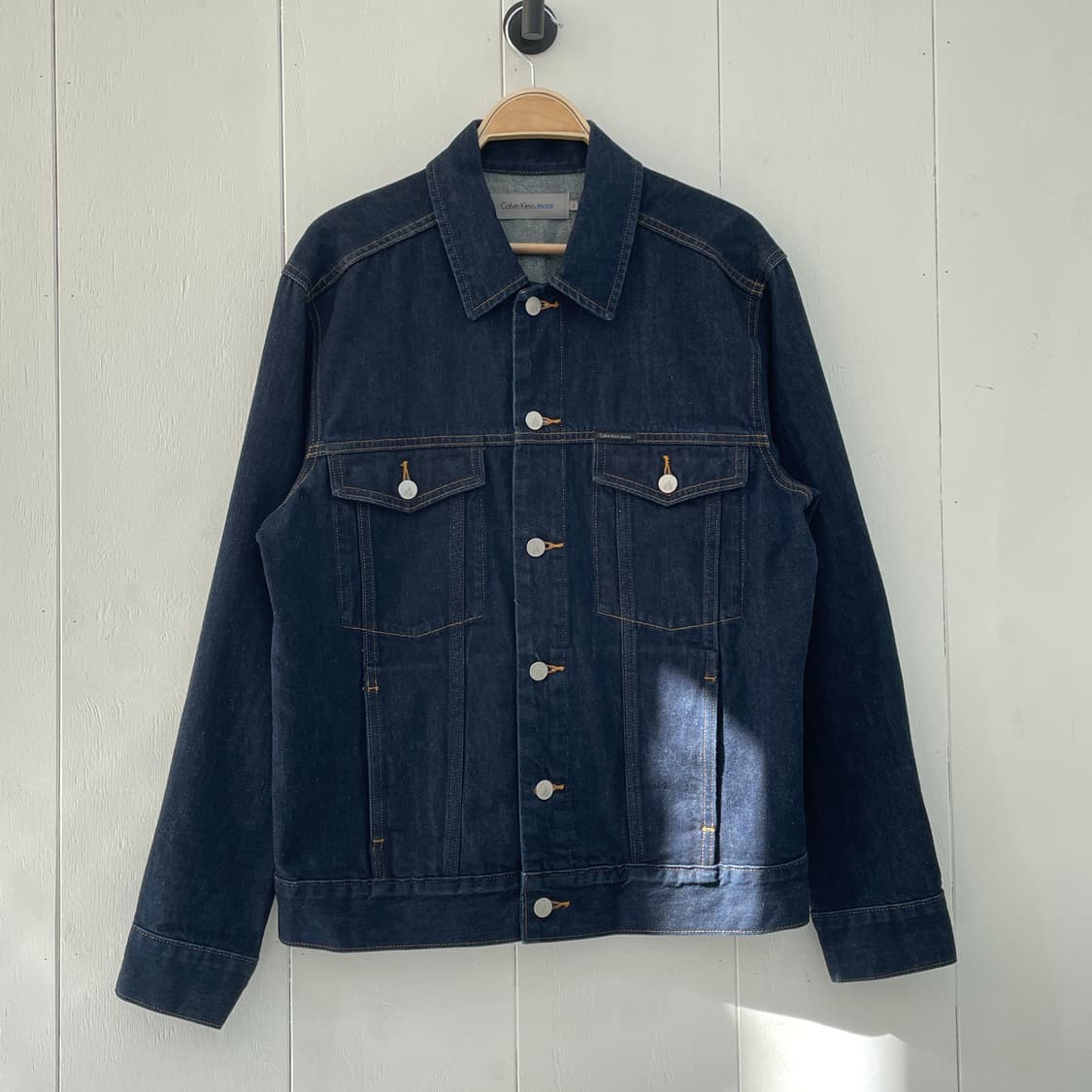 캘빈클라인 진 트러커 데님 자켓 생지 인디고 상품이미지2