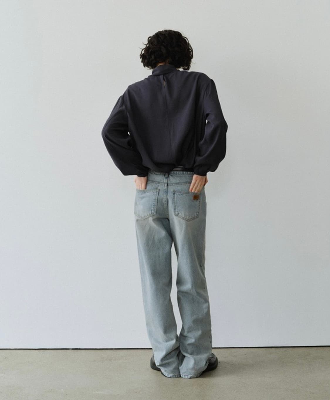 URAGO 유라고 Washed denim 워시드 루즈 데님 팬츠 청바지 상품이미지1