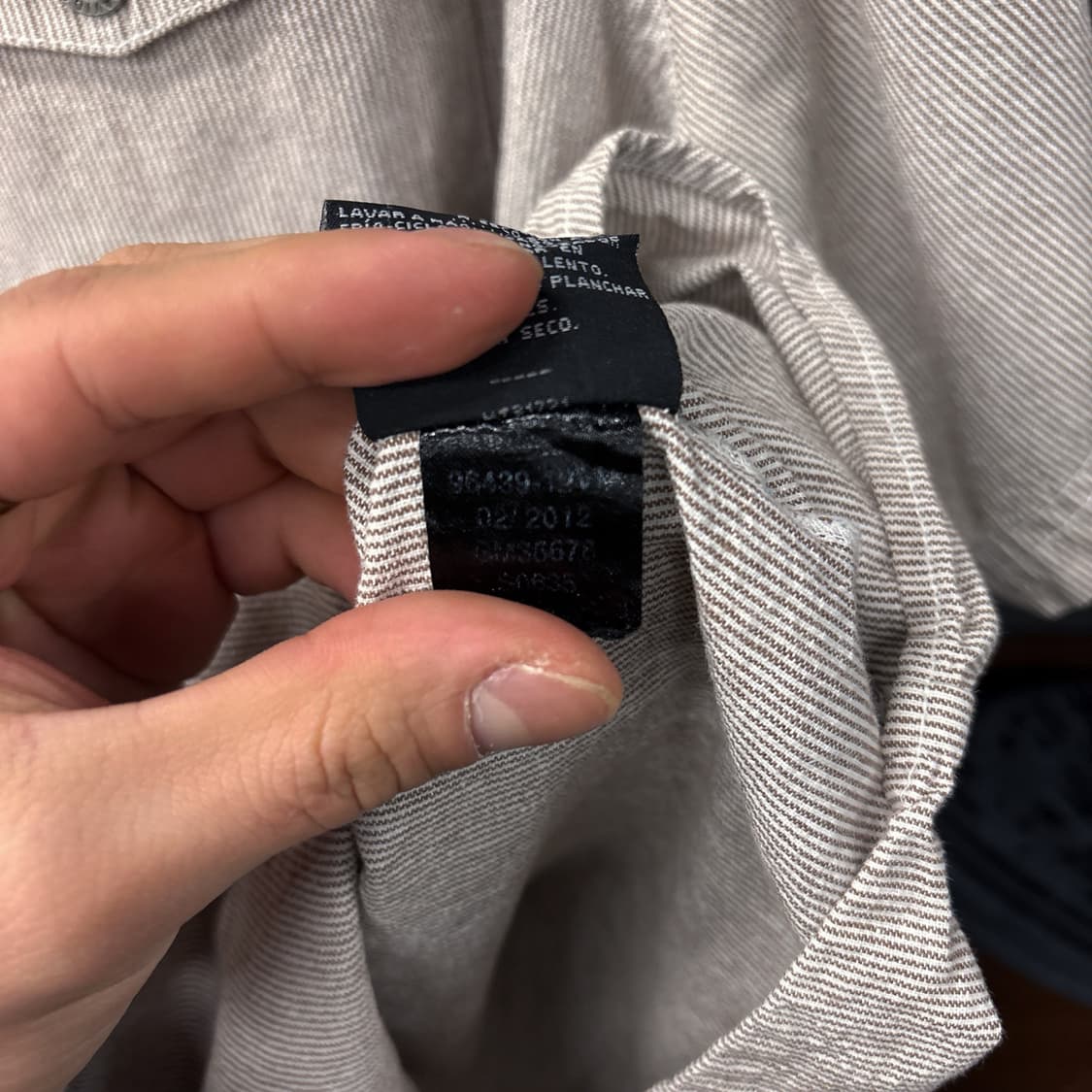 할리데이비슨 팻보이 엠브로이드 스트라이프 워크셔츠 N1155 상품이미지10