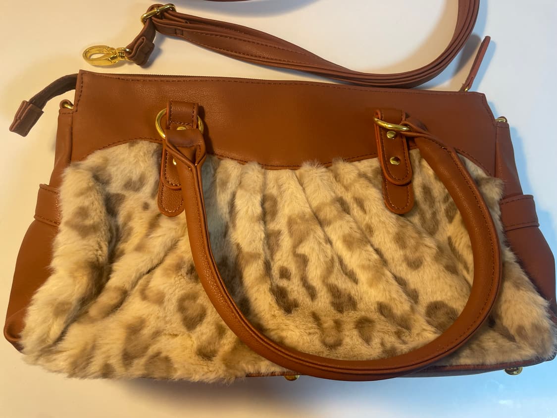 리즈리사 고전 레오파드 라떼갸루 달천 모리걸 양산형 가방 핀터 상품이미지2