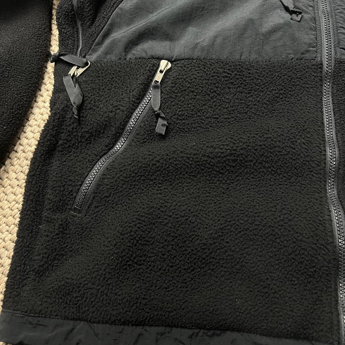 노스페이스 데날리 후리스 자켓 블랙 L 상품이미지5