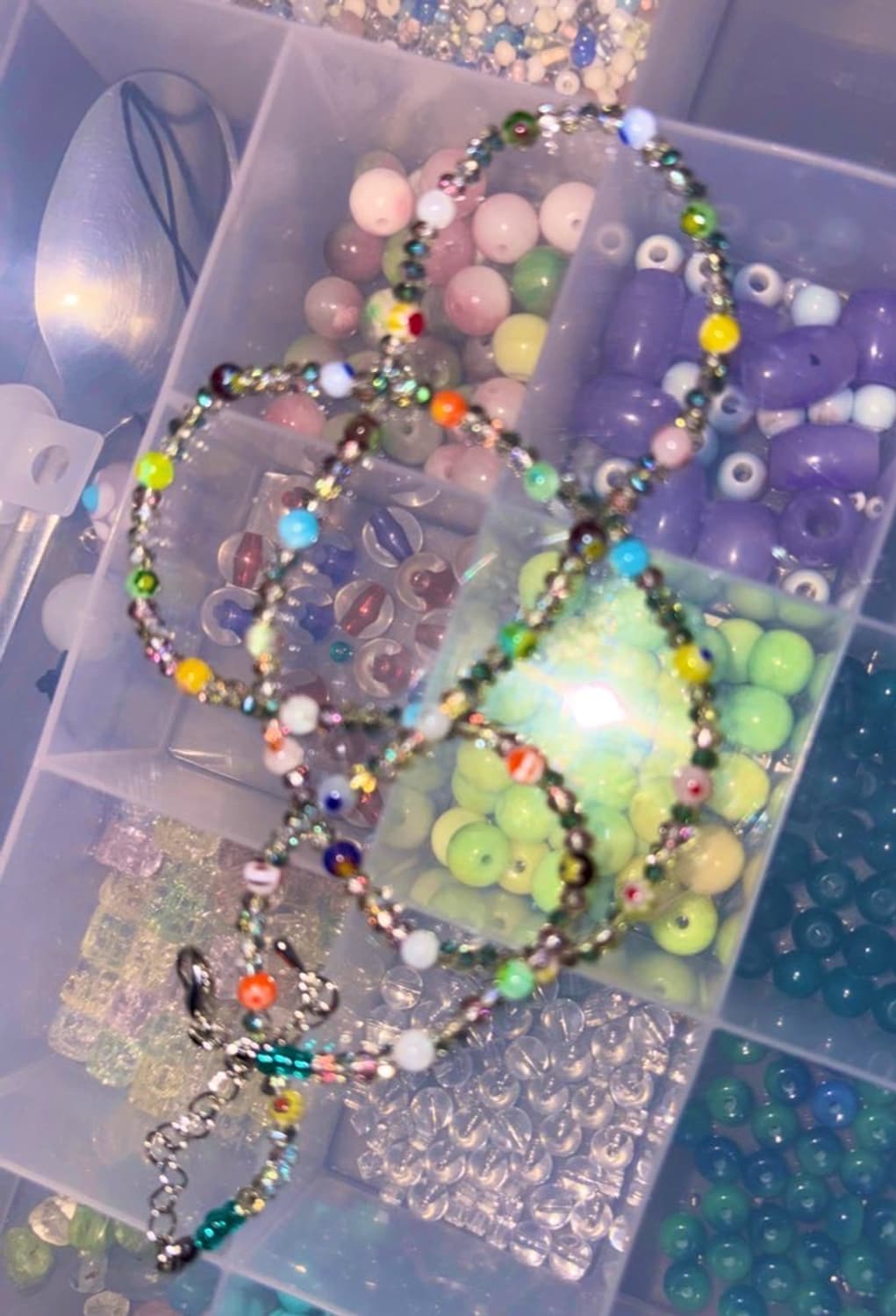 bubble 핸드메이드 비즈 목걸이 상품이미지1