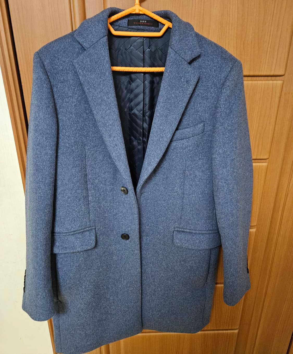 지이크 남성 블루 코트 95사이즈 상품이미지1